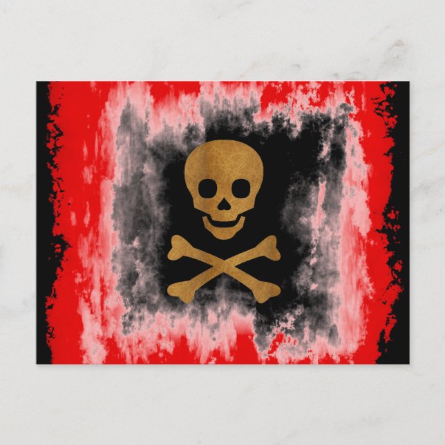 Skull and Bones Postcard (Front)