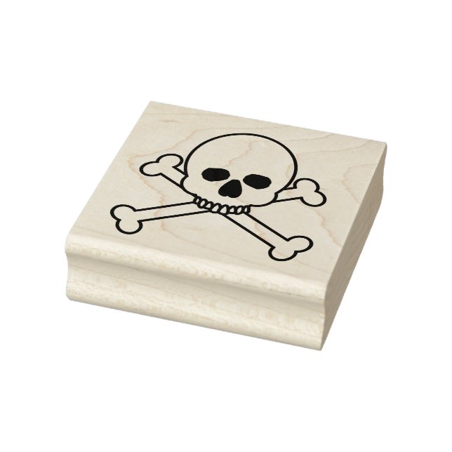 Skull And Bones Rubber Stamp (Stamp)
