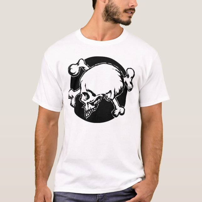 Skull and bones sideview T-Shirt (Front)