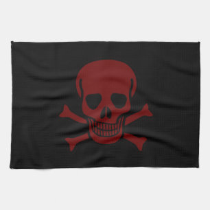 Skull and Bones Tea Towel