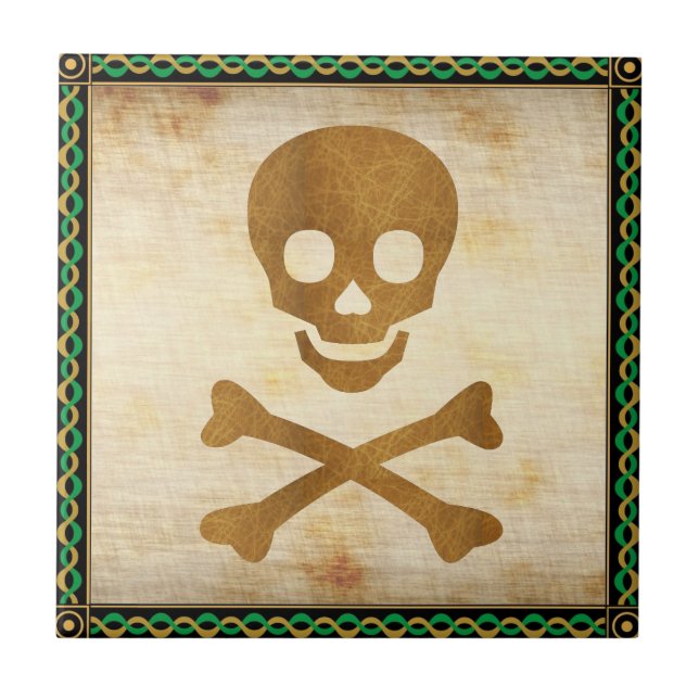 Skull and Bones Tile (Front)