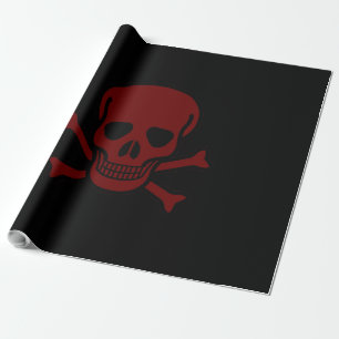 Skull and Bones Wrapping Paper