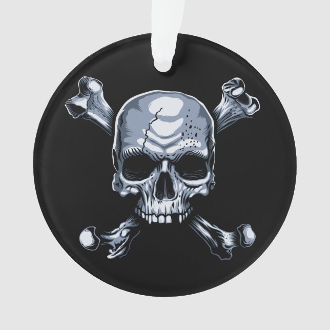 Skull and cross bones ornament (Front)