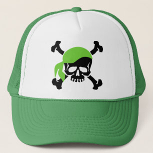 Skull and Crossbones 4 Trucker Hat