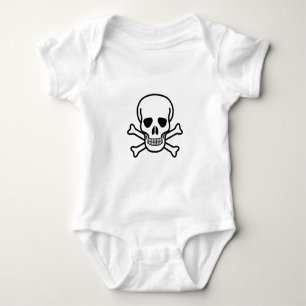 Skull and Crossbones Baby Bodysuit