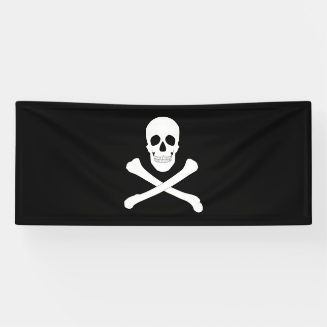 Skull and Crossbones Banner (Horizontal)