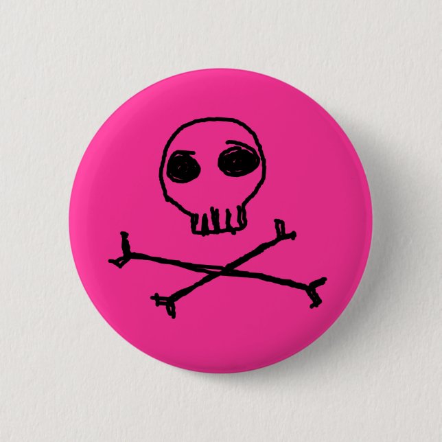 Skull and Crossbones Button (Front)