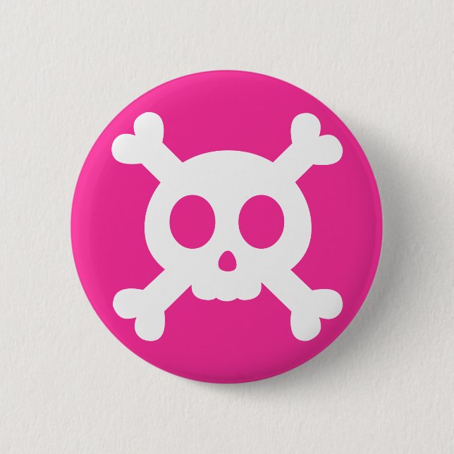 Skull and Crossbones Button (Front)