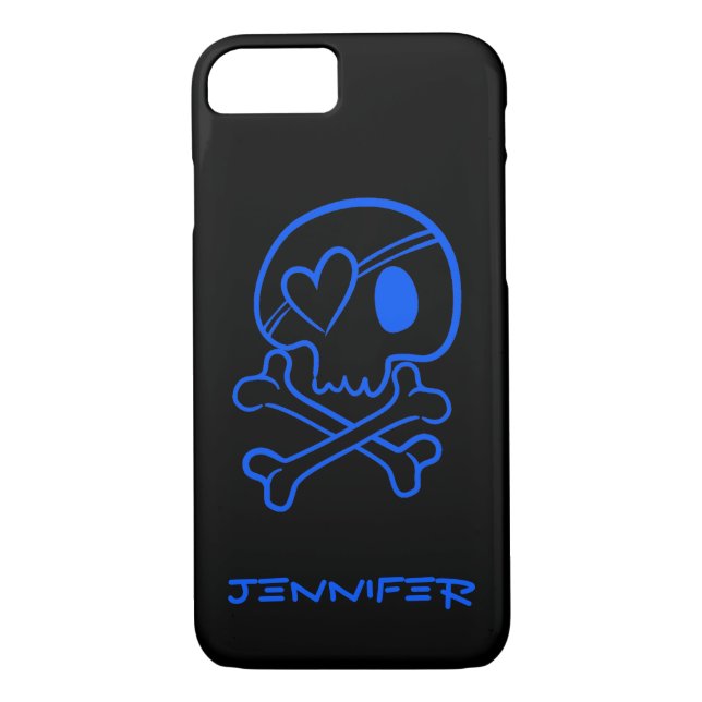 Skull and Crossbones Case-Mate iPhone Case (Back)