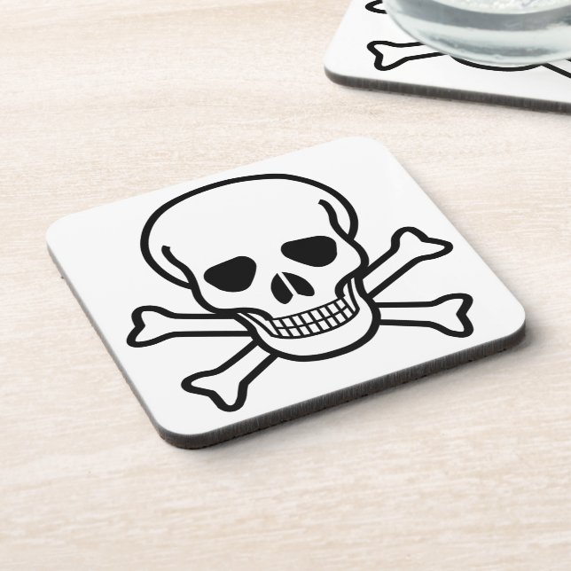 Skull and Crossbones Coaster (Left Side)