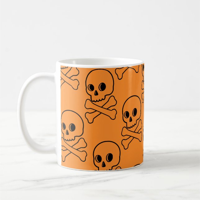 Skull And Crossbones Coffee Mug (Left)