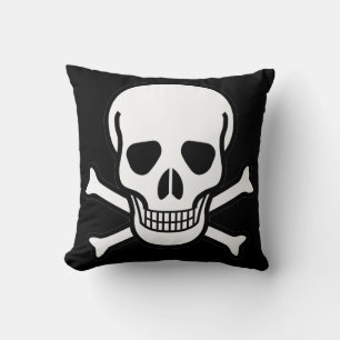 Skull and Crossbones Cushion