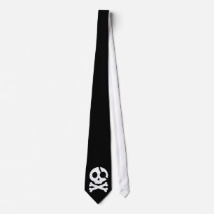 Skull and Crossbones Customisable Background Tie