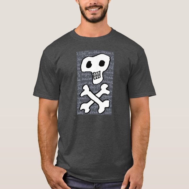 Skull and crossbones design T-Shirt (Front)