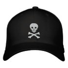 Skull And Crossbones Embroidered Cap