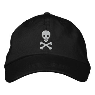 Skull and Crossbones Embroidered Hat