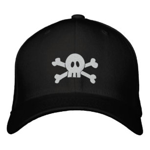 Skull and Crossbones Embroidered Hat