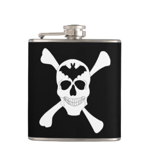 Skull And Crossbones Flask