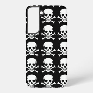 Skull and Crossbones Halloween Samsung Galaxy Case
