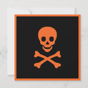 Skull and Crossbones Invitation