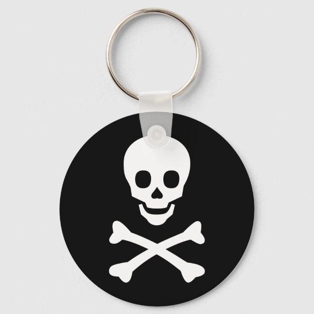 Skull and Crossbones Key Ring (Front)