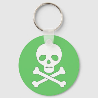 Skull and Crossbones Key Ring
