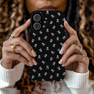 Skull and Crossbones Monogrammed Halloween