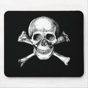 Skull and Crossbones Mouse Mat
