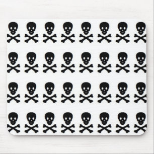 SKULL  AND CROSSBONES MOUSE MAT