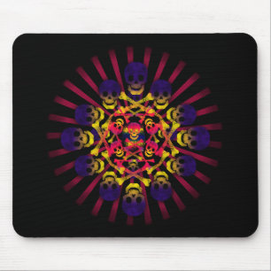 skull and crossbones mouse mat