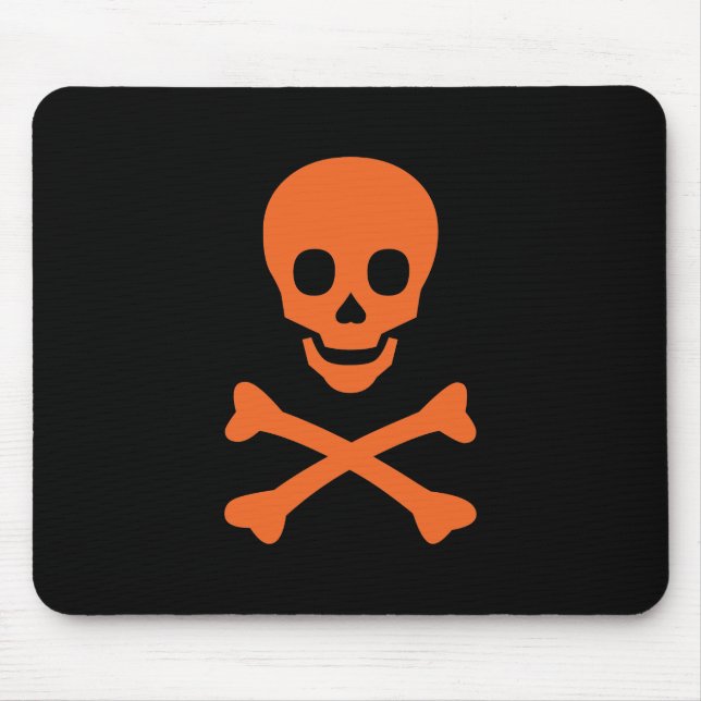 Skull and Crossbones Mouse Mat (Front)