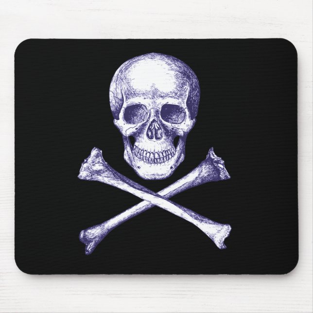 Skull and Crossbones Mouse Mat (Front)
