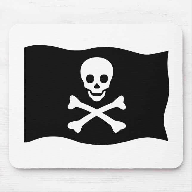 Skull and Crossbones Mouse Mat (Front)