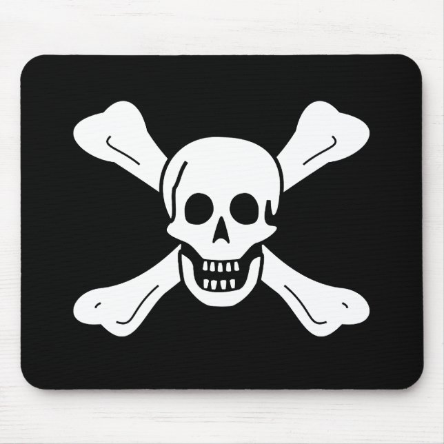 Skull and Crossbones Mouse Mat (Front)