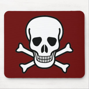 Skull and Crossbones Mouse Mat