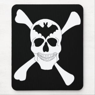 Skull And Crossbones Mouse Pad