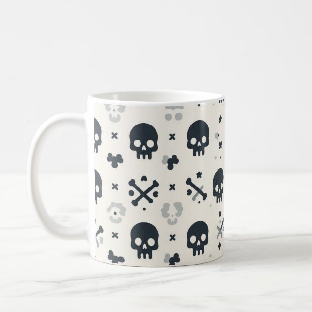 Skull and Crossbones Mug (Left)
