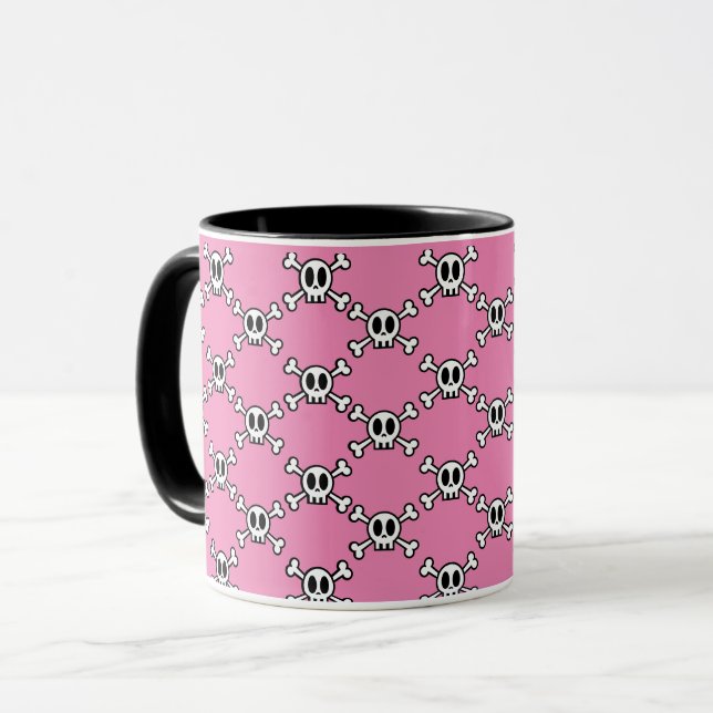 Skull and Crossbones  Mug (Front Left)