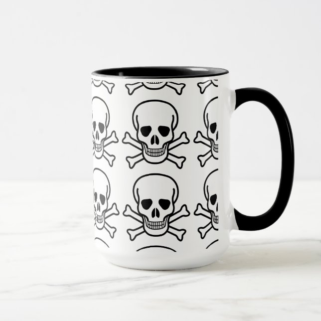 Skull and Crossbones Mug (Right)