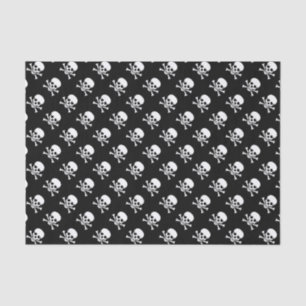 Skull and Crossbones Pattern Tissue Paper