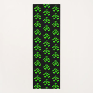 Skull and Crossbones Pattern Yoga Mat