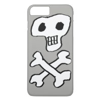 Skull and crossbones pirate design