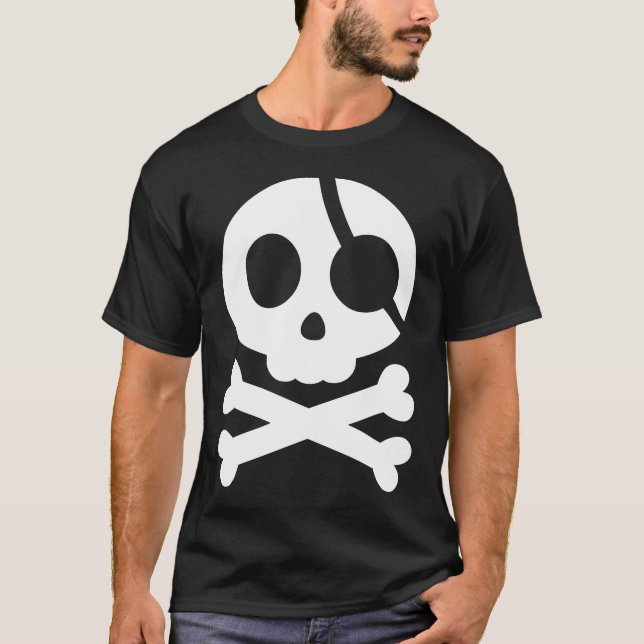 Skull and Crossbones Pirate Shirt (Front)