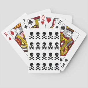SKULL AND CROSSBONES PLAYING CARDS