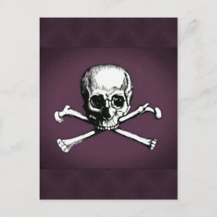 Skull and Crossbones Postcard