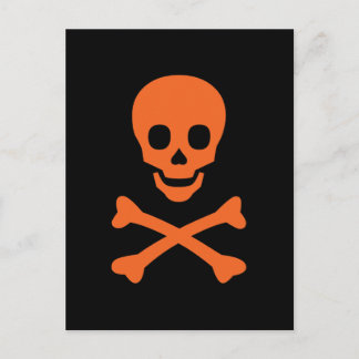 Skull and Crossbones Postcard
