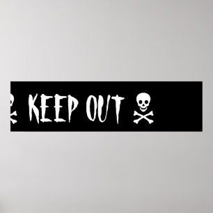 Skull and Crossbones Poster