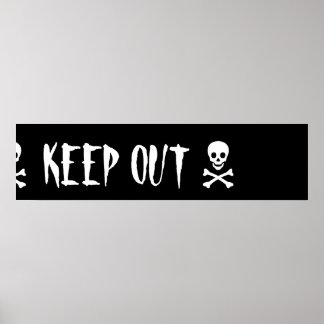 Skull and Crossbones Poster