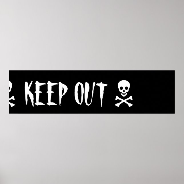 Skull and Crossbones Poster (Front)