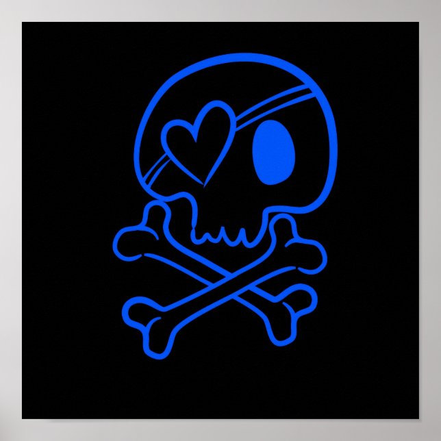 Skull and Crossbones Poster (Front)